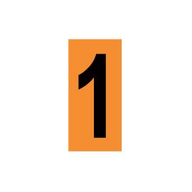 TIEFGEZOGENE ZAHL 1 142X80 MM